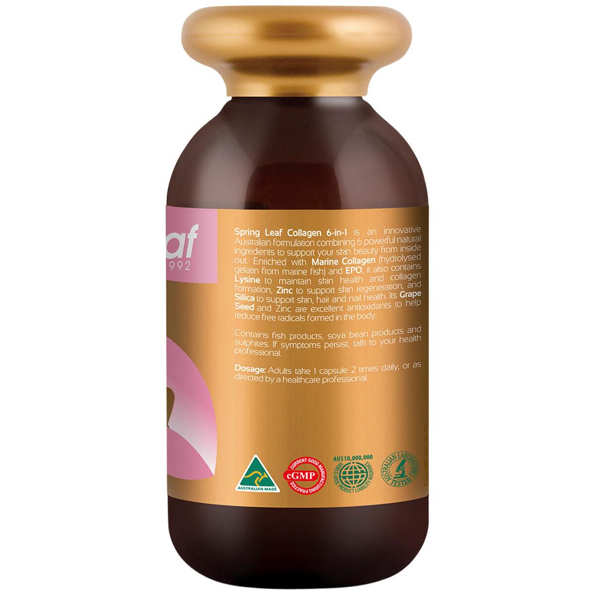 SpringLeaf Inner Beauty Collagen 6 In 1 180 Capsules