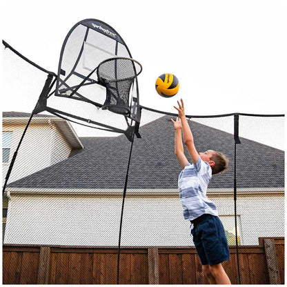 Springfree All Black 4M Jumbo Round Trampoline Bundle