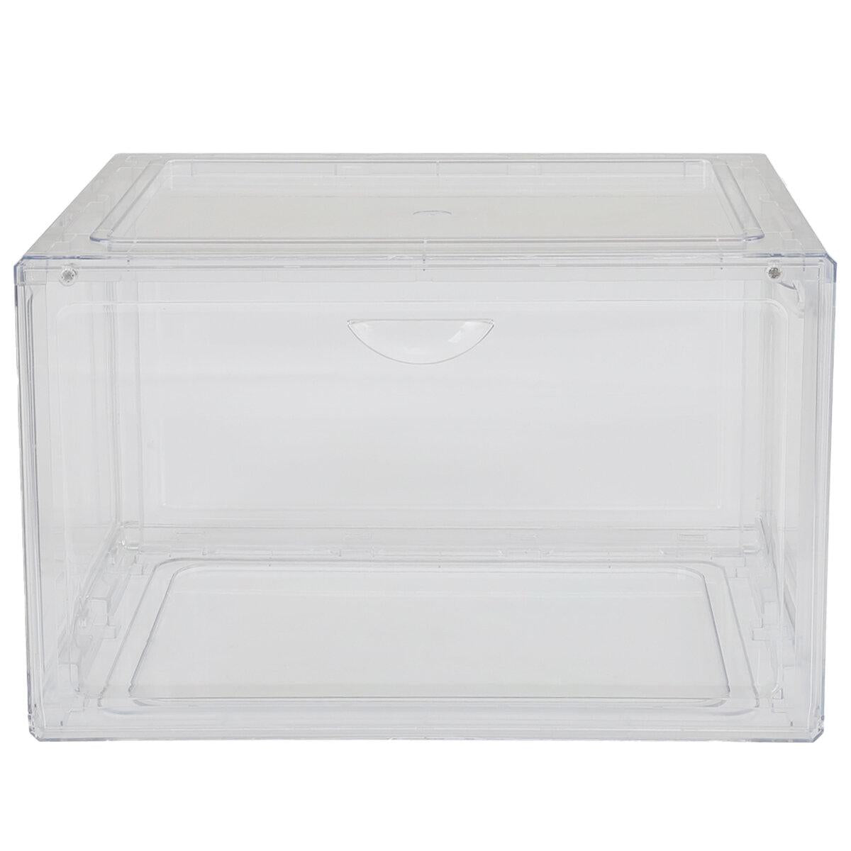 Stackable Shoebox And Organiser 4 Pack