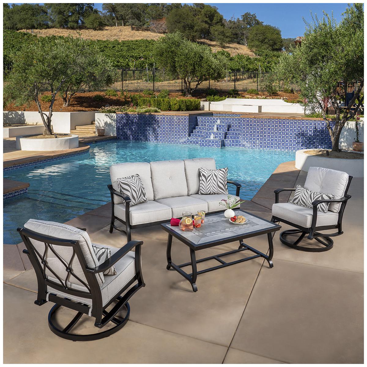 SunVilla Anita Deep Seating 4 Piece Set