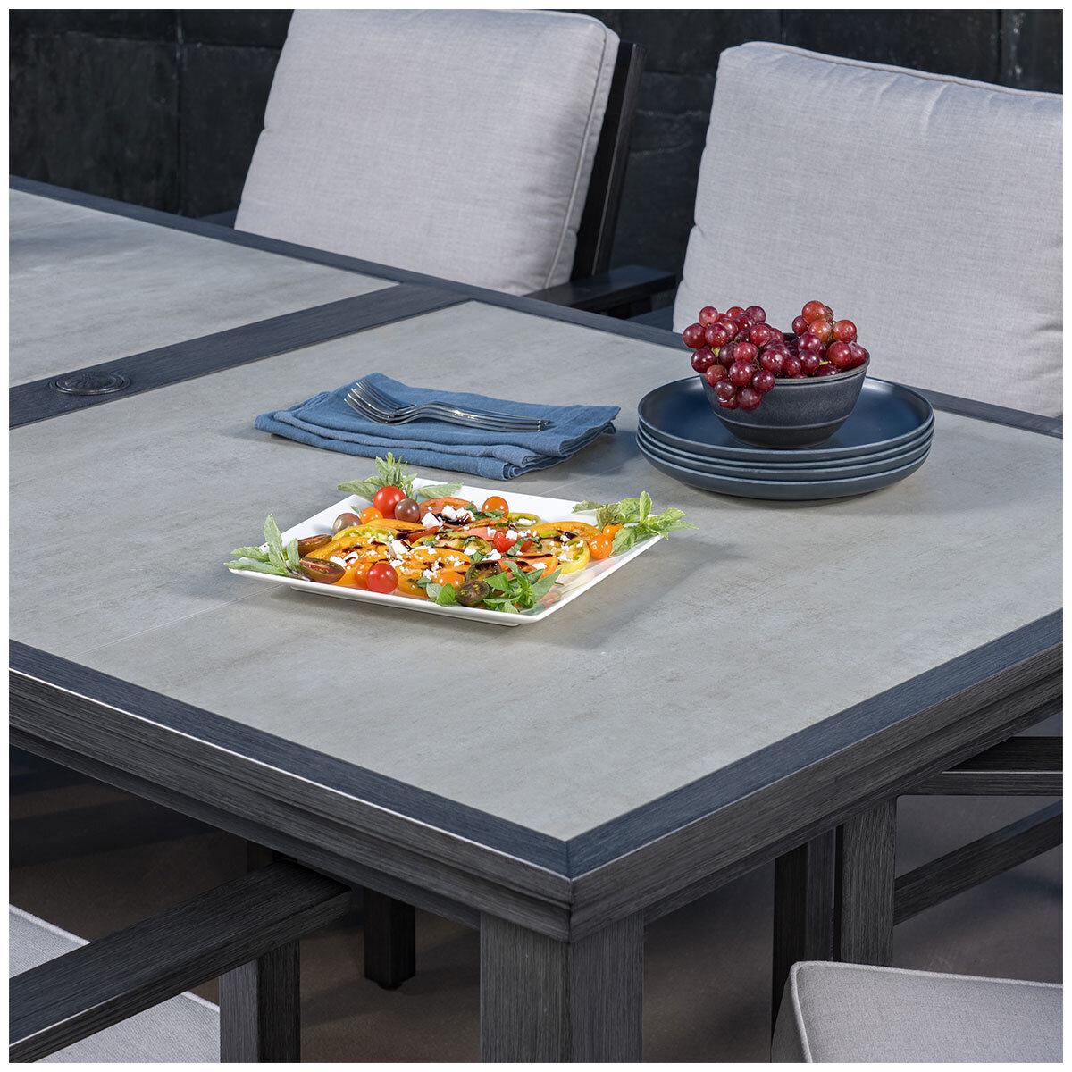 SunVilla Clifton Cushion 7 Piece Dining Set
