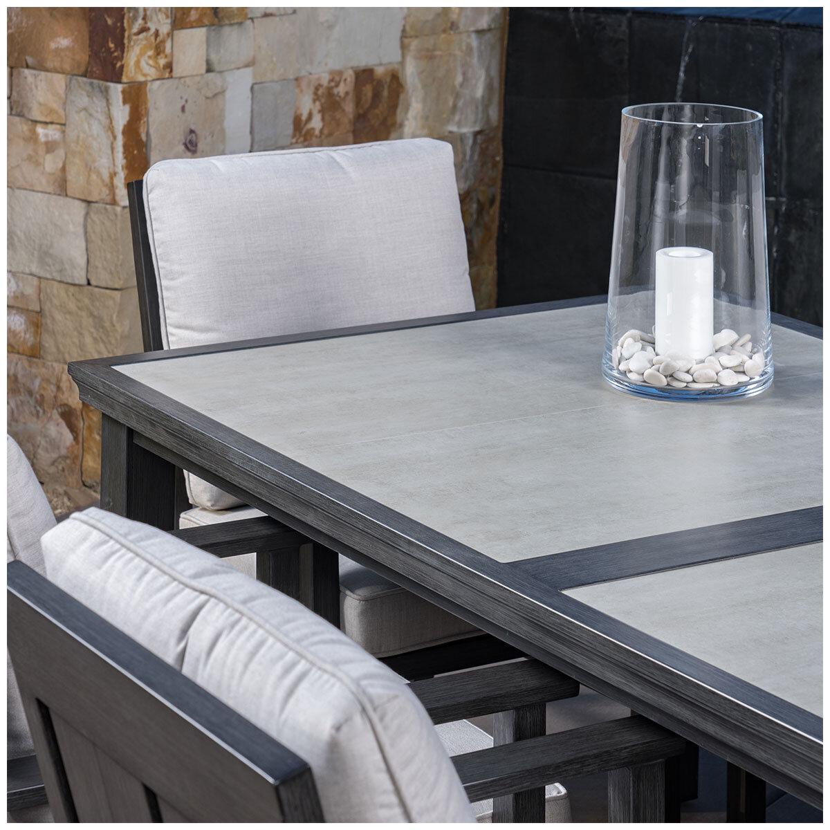 SunVilla Clifton Cushion 7 Piece Dining Set