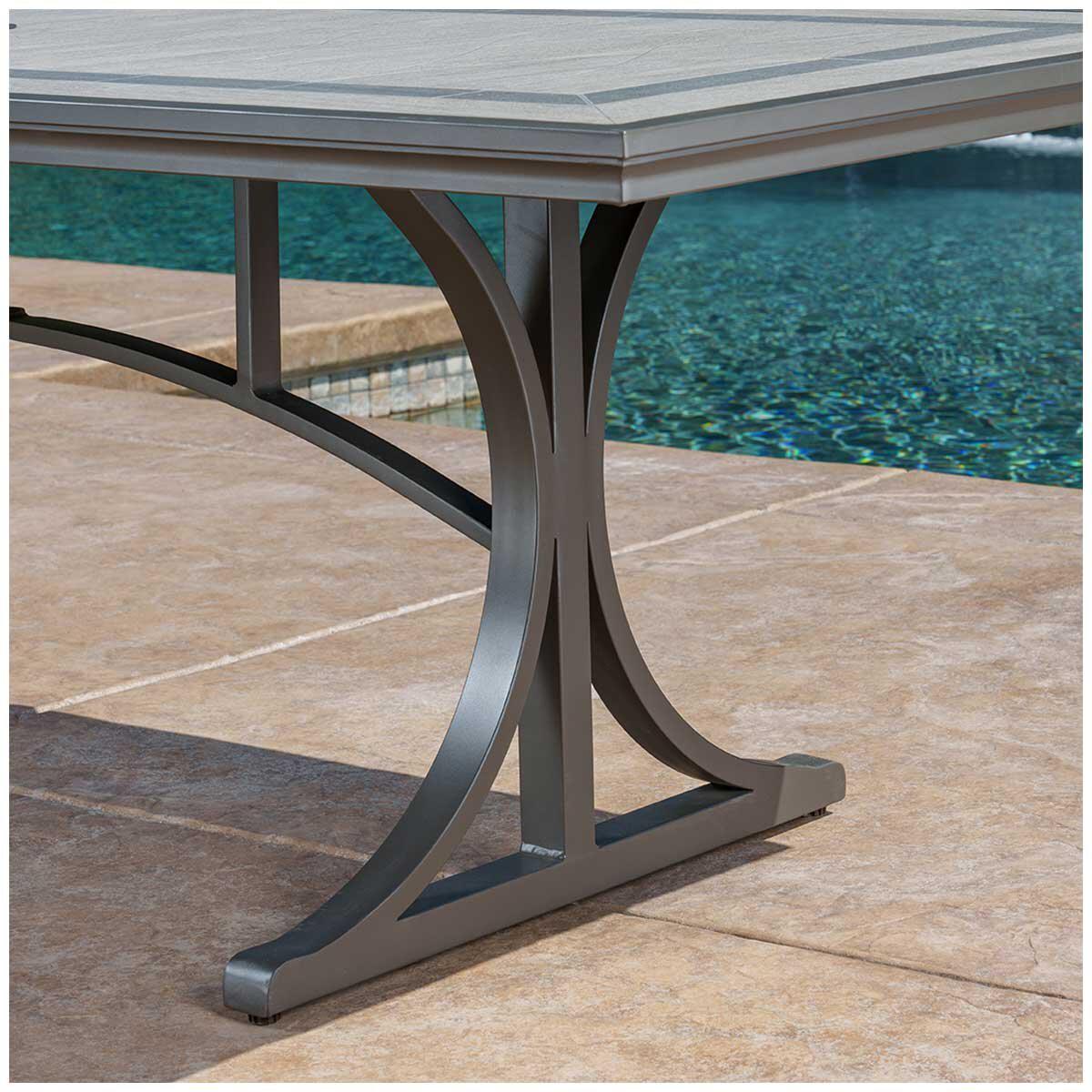 SunVilla Cobalt Woven 9 Piece Dining Set