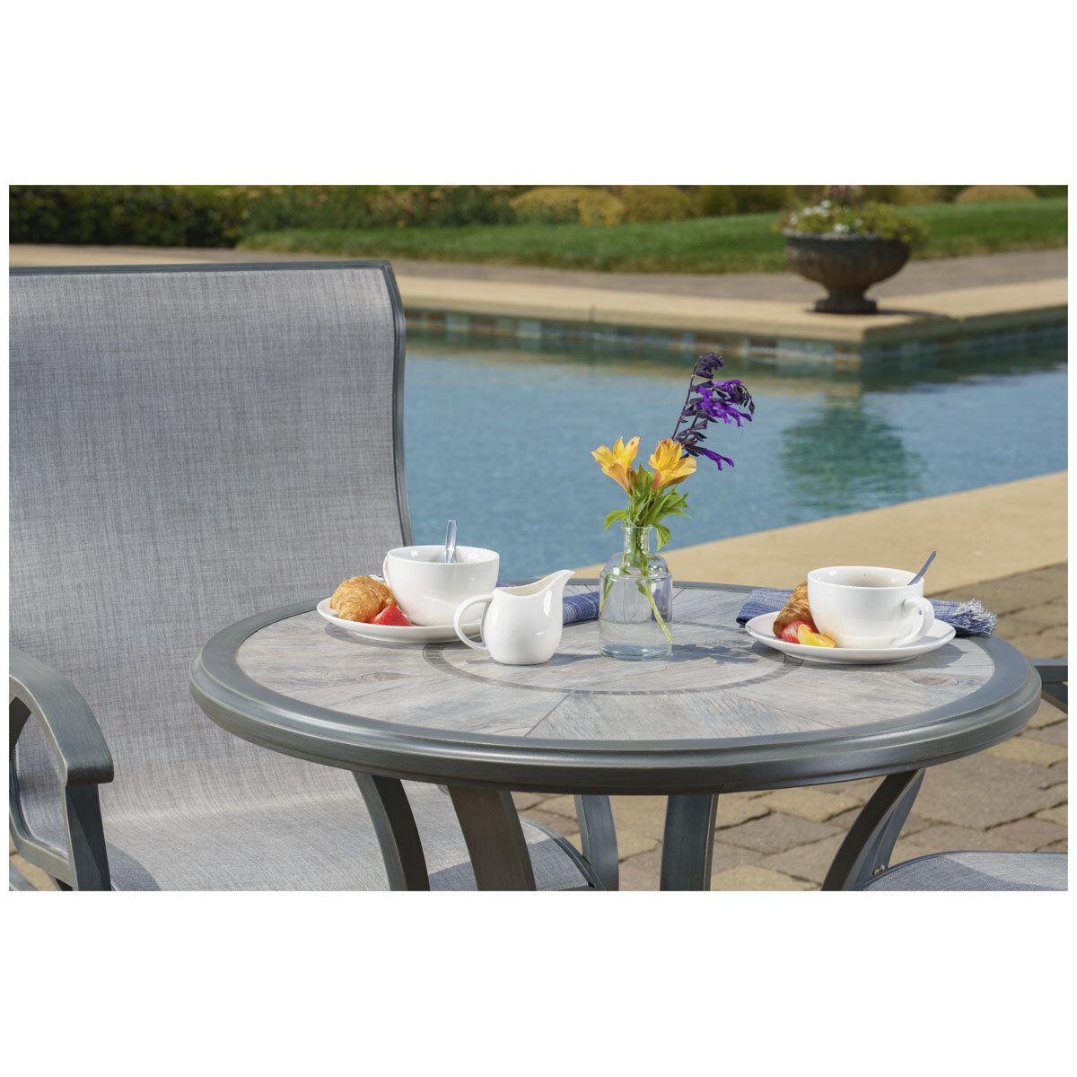 SunVilla Hayden Sling 3 Piece Dining Set