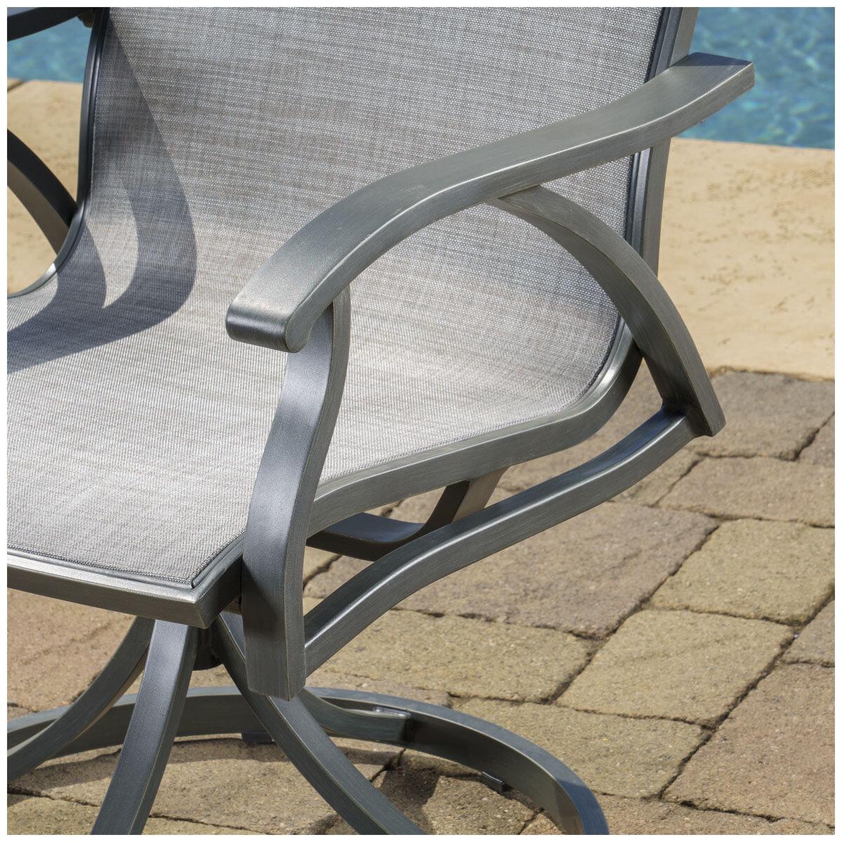SunVilla Hayden Sling 3 Piece Dining Set
