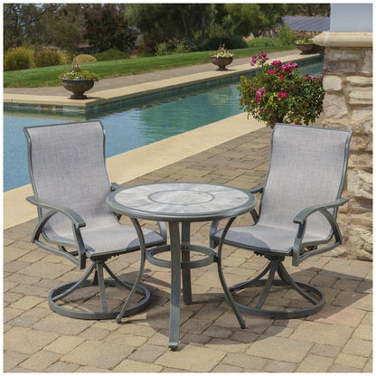 SunVilla Hayden Sling 3 Piece Dining Set