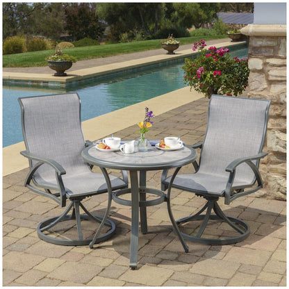 SunVilla Hayden Sling 3 Piece Dining Set