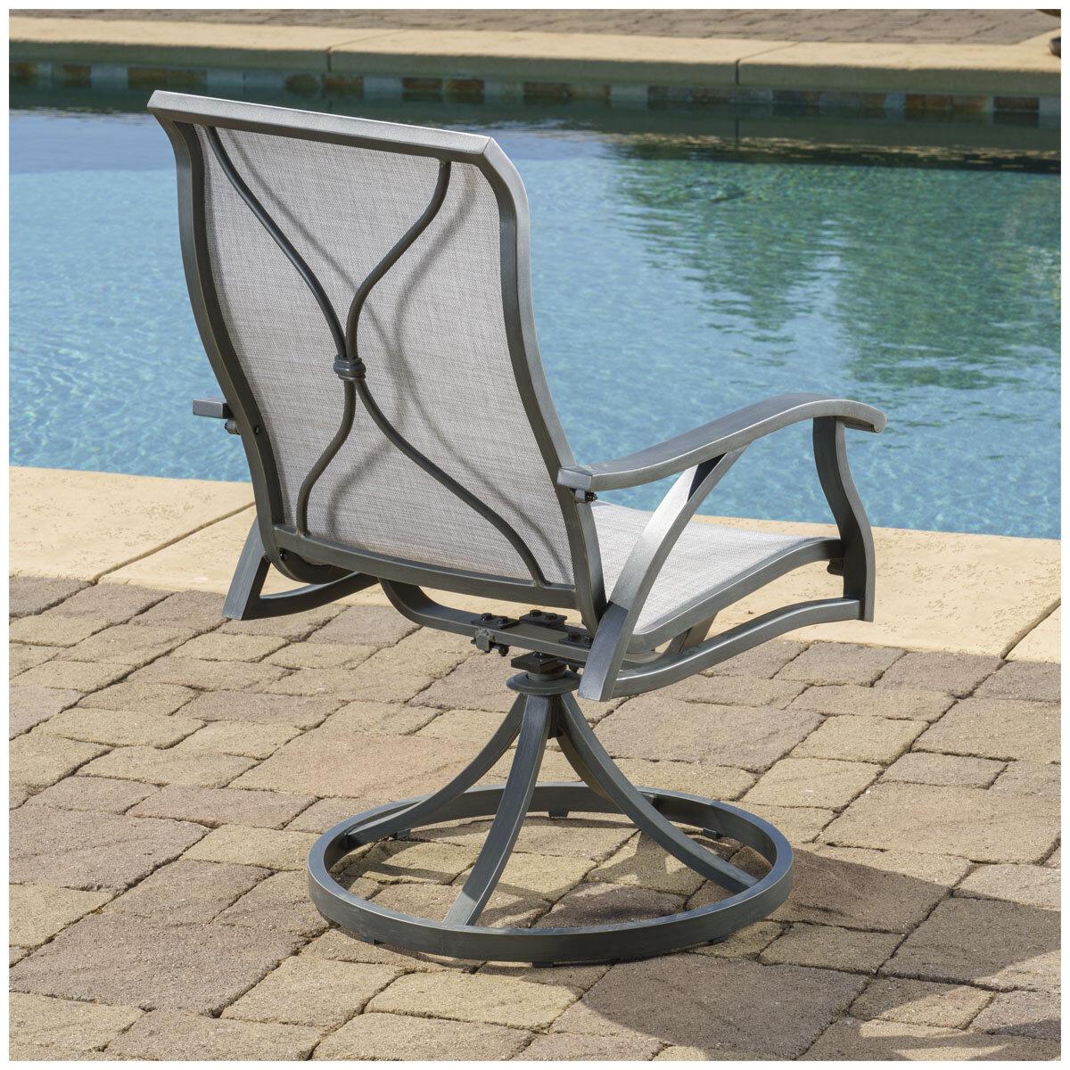SunVilla Hayden Sling 3 Piece Dining Set