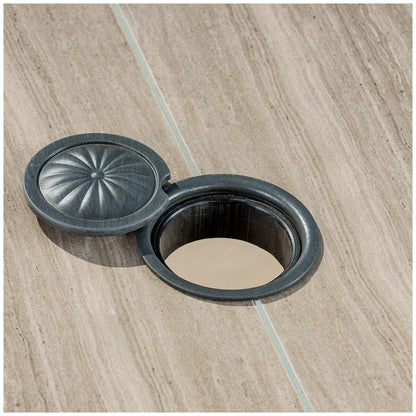 SunVilla Kingston Sling Round 5 Piece Dining Set
