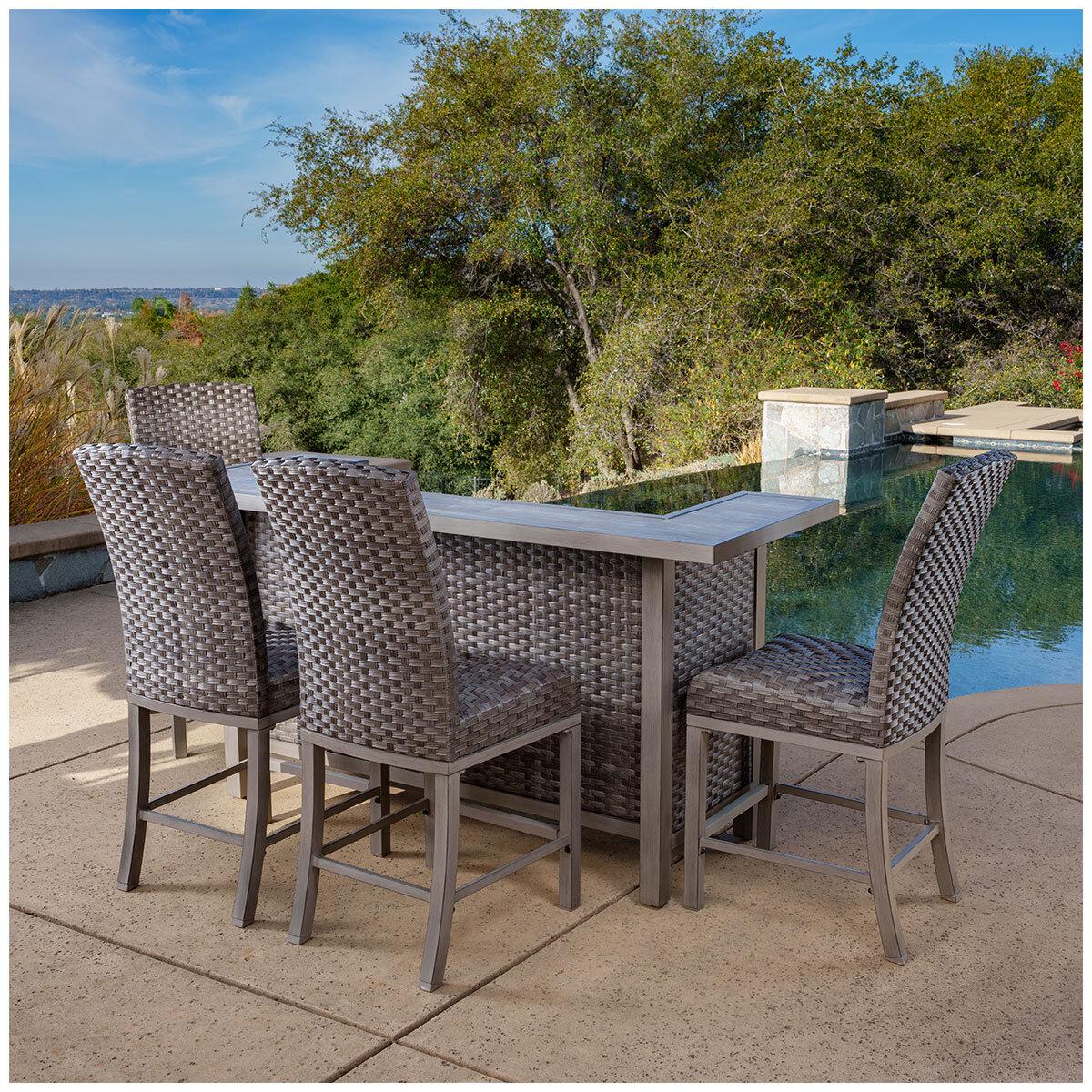 SunVilla Taylor High 5 Piece Dining Bar Set