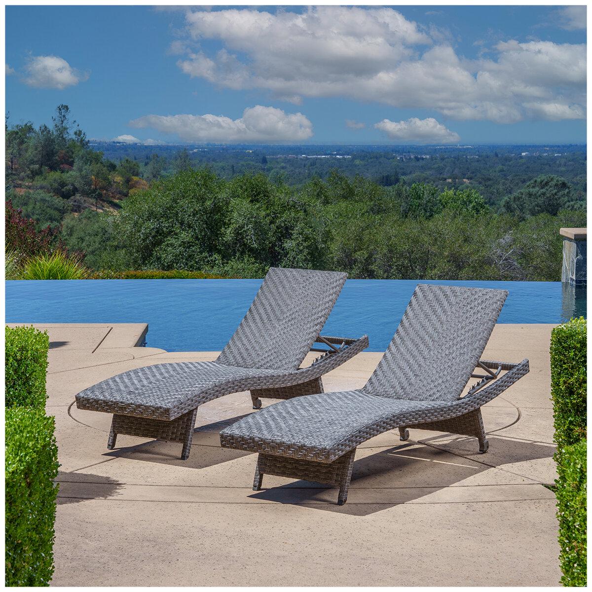 SunVilla Woven Chaise Lounge 2 Pack