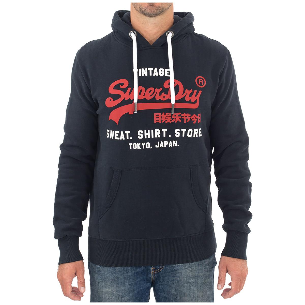 Superdry Men's Duo Hoodie Eclipse Navy