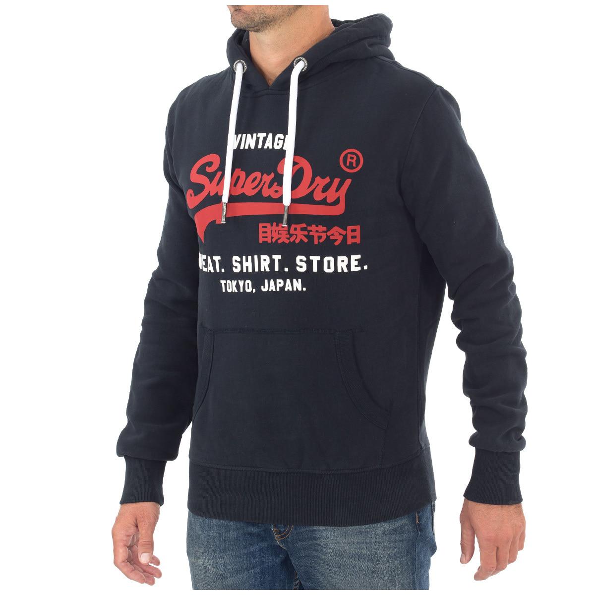 Superdry Men's Duo Hoodie Eclipse Navy