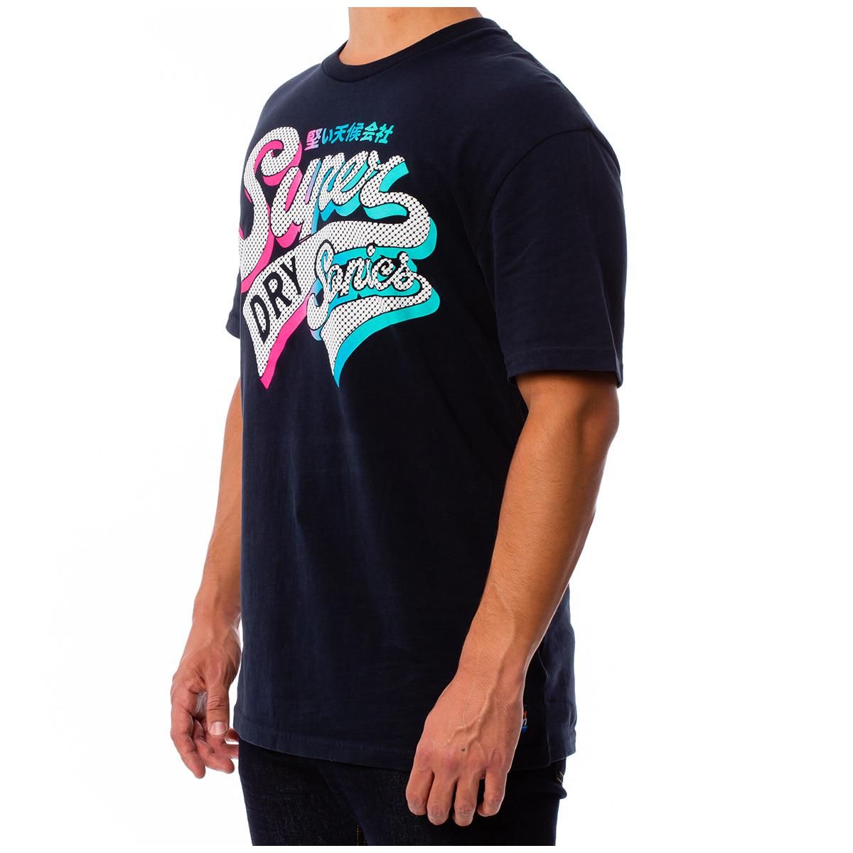 Superdry Men's Graphic Tee eclipse navy