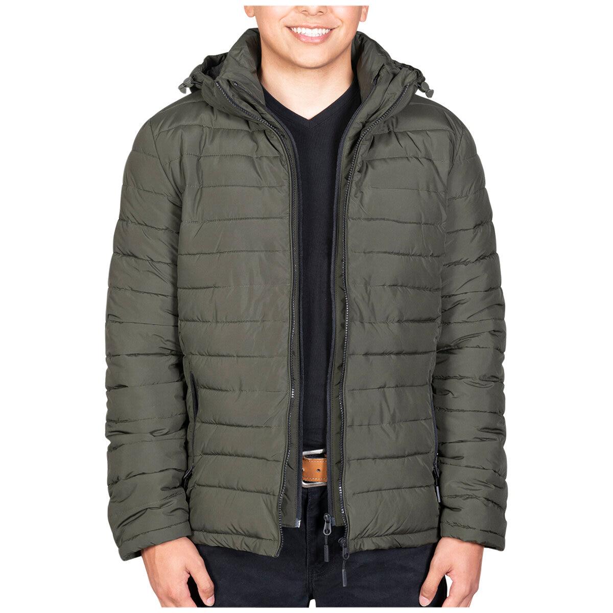 Superdry Men's Hooded Fuji Jacket Khaki
