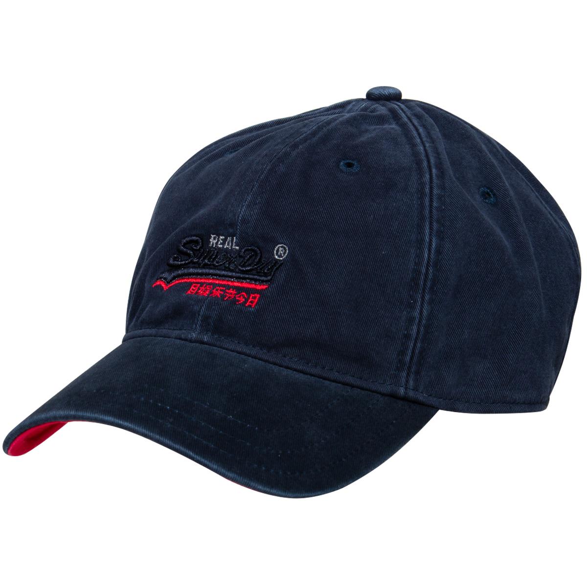 Superdry Men's Orange Label Twill Cap Navy blue