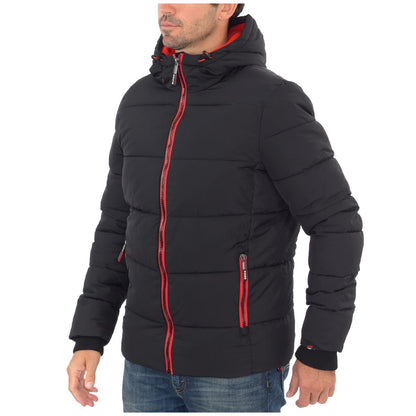 Superdry Men's Sports Puffer Jacket Black
