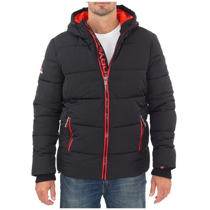 Superdry Men's Sports Puffer Jacket Black