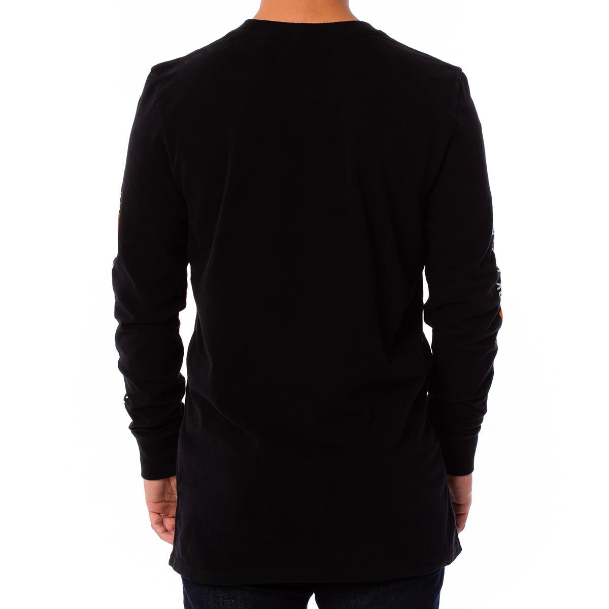 Superdry Men's long sleeve oversize Tee Black