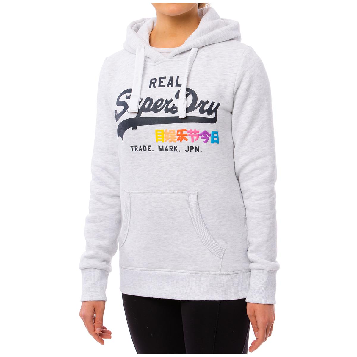 Superdry Women's Hoodie Ice Marle Black