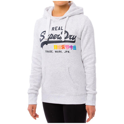 Superdry Women's Hoodie Ice Marle Black