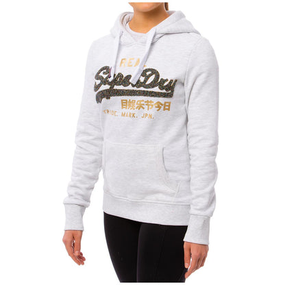 Superdry Women's Hoodie Ice Marle Gold