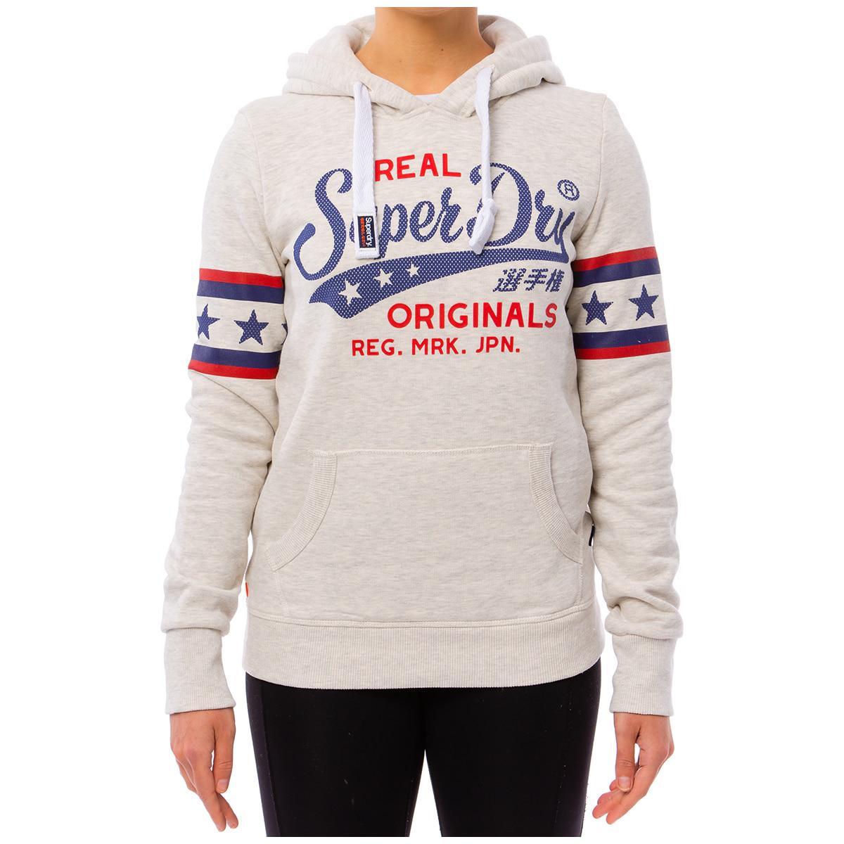 Superdry Women's Hoodie Ice Marle Black