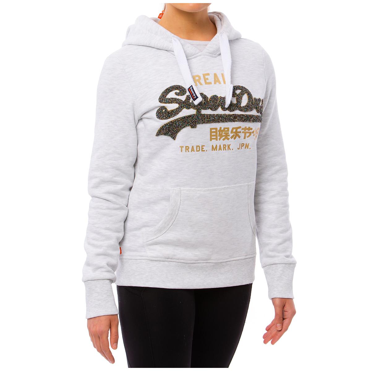 Superdry Women's Hoodie Ice Marle Gold