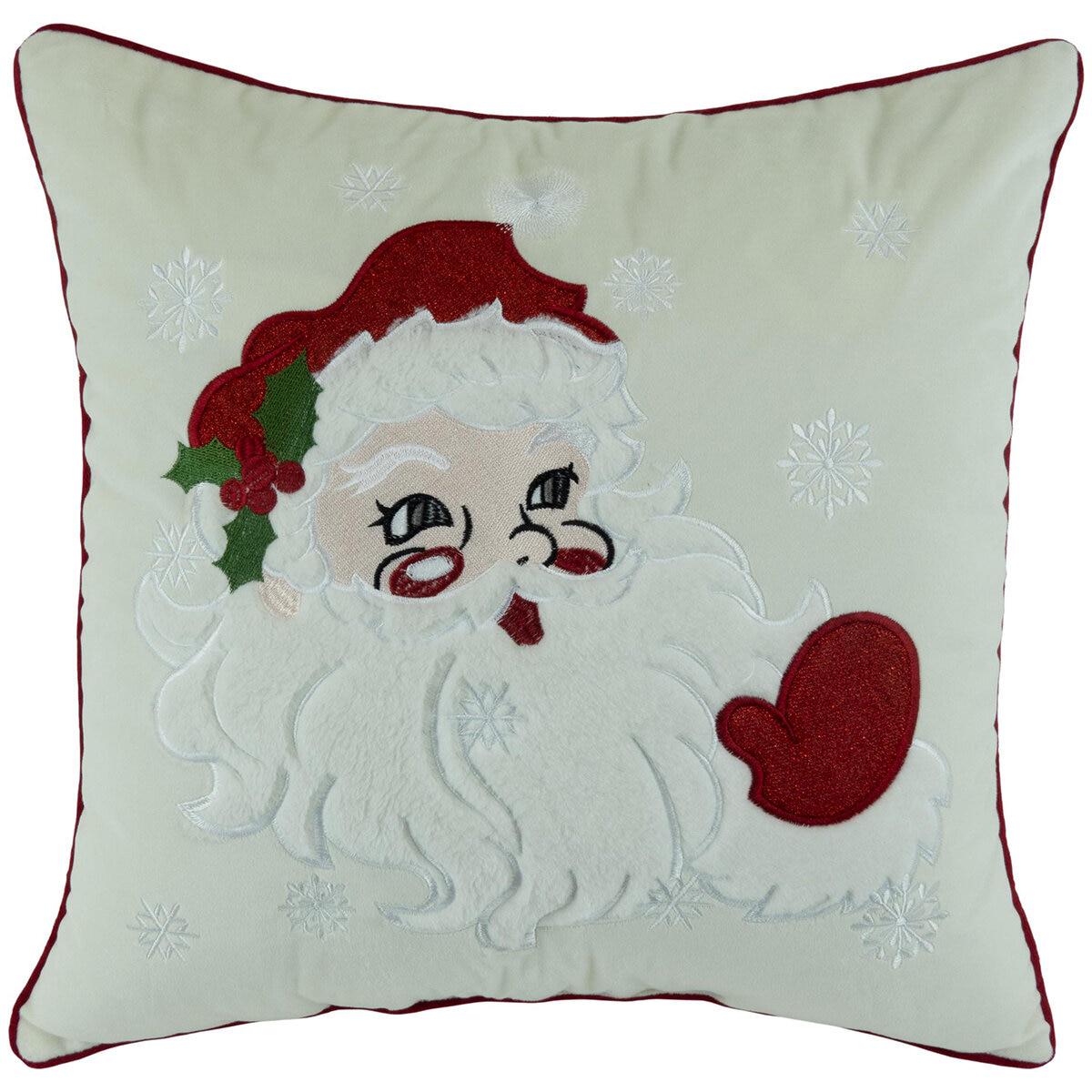 Sutton Place Velvet Xmas Deco Pillow Xmas Tree
