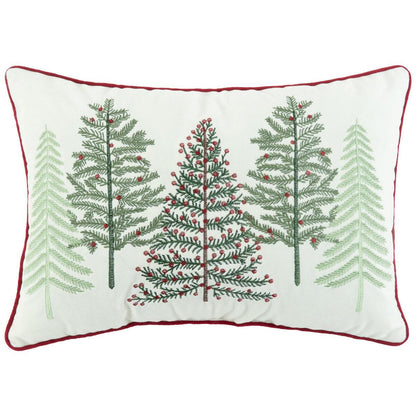 Sutton Place Velvet Xmas Deco Pillow Xmas Tree