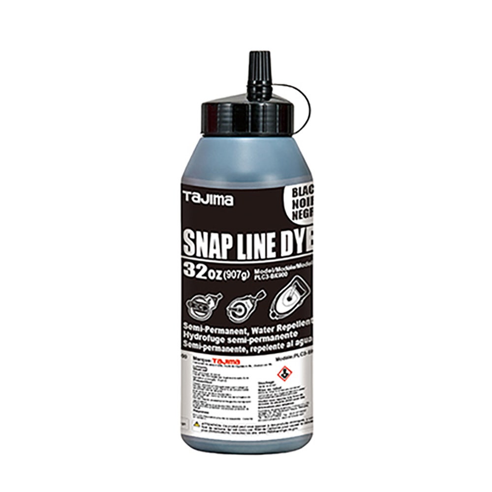 TAJIMA 900G 32OZ Snap Line Dye - Black PLC3-BK900