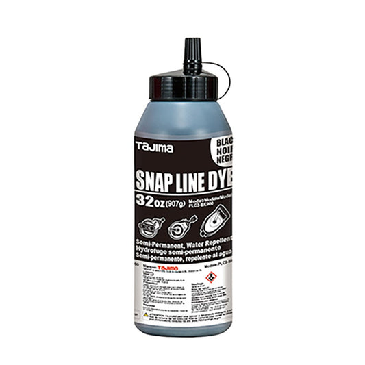 TAJIMA 900G 32OZ Snap Line Dye - Black PLC3-BK900