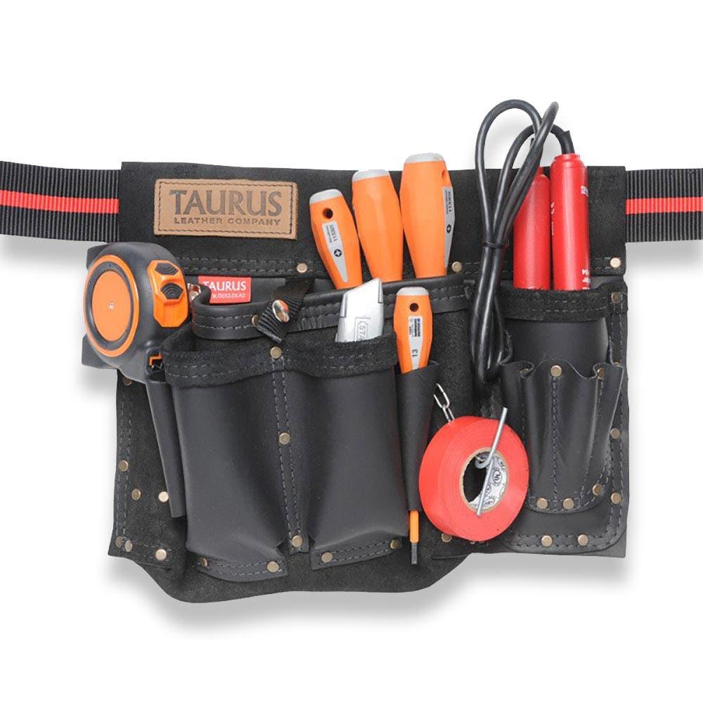TAURUS Classic Leather Electricians Toolbelt Right-Hand EB409CR