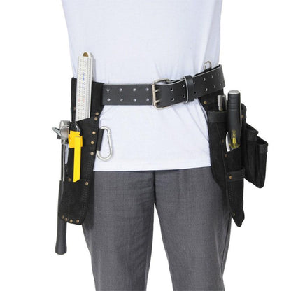 TAURUS Heavy Duty Hipster Split Leg Leather Toolbelt Right-Hand Black TH434R-BK