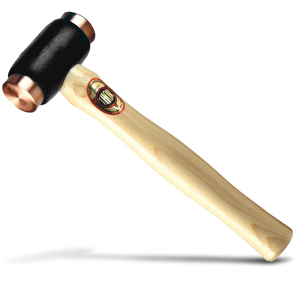 THOR 1.94kg 44mm Wooden Handle Copper Hammer TH3141