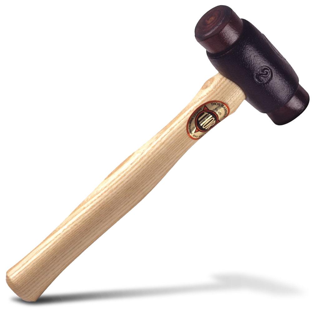 THOR 38mm Wooden Handle Rawhide Hammer TH12
