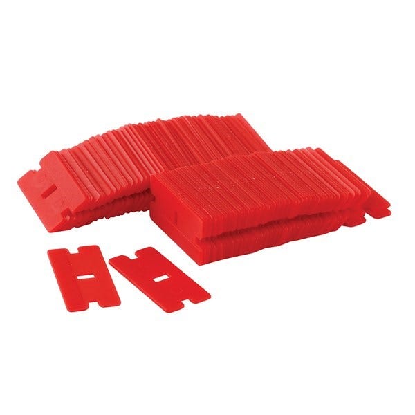 TOLEDO 100PK Plastic Razor Blades 301249