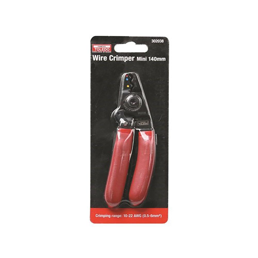 TOLEDO 140mm Mini Wire Crimper 302038