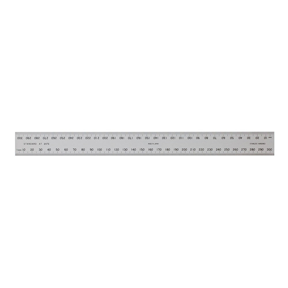 TOLEDO 300mm Double-Sided Metric and Imperial Stainless Steel Rule ST300ME12