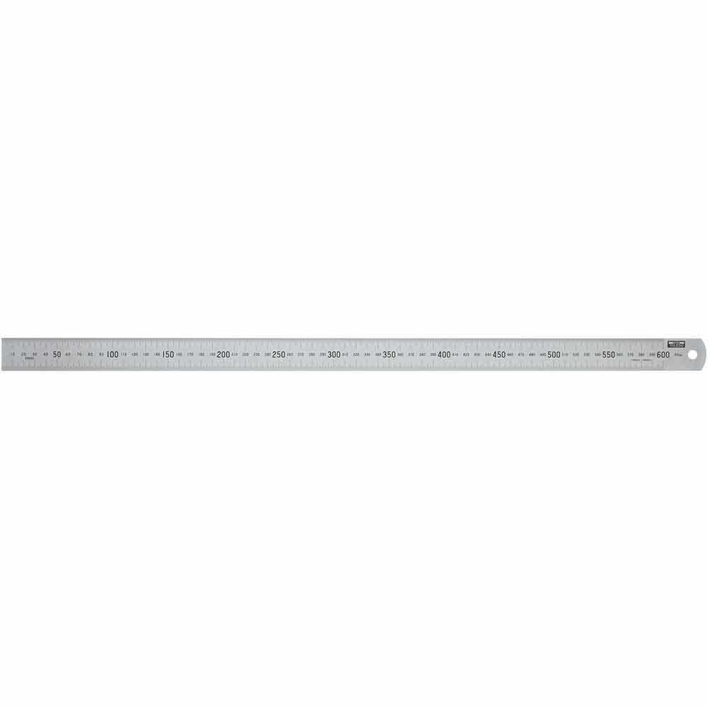 TOLEDO 600mm Double Sided Metric and Imperial Stainless Steel Rulers 60024