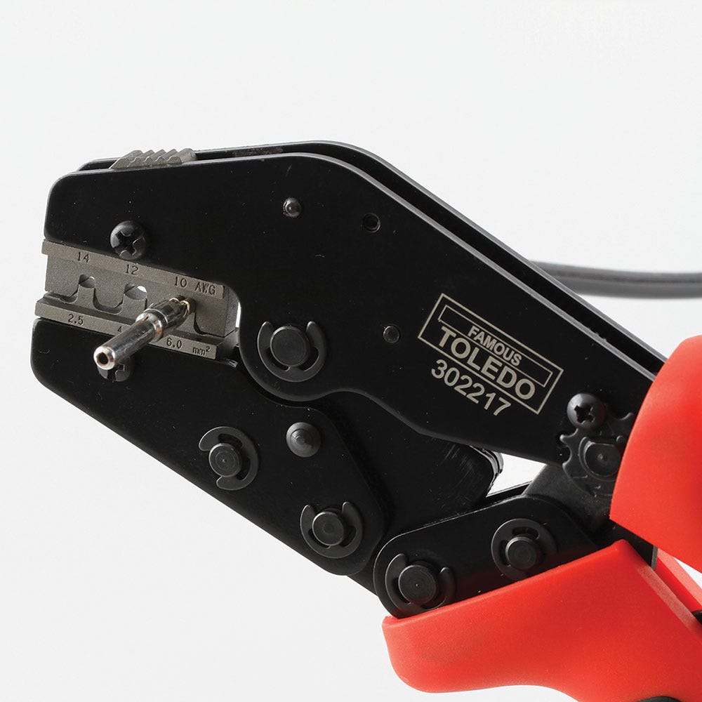 TOLEDO Ratcheting Crimping Plier - Mc4 302217