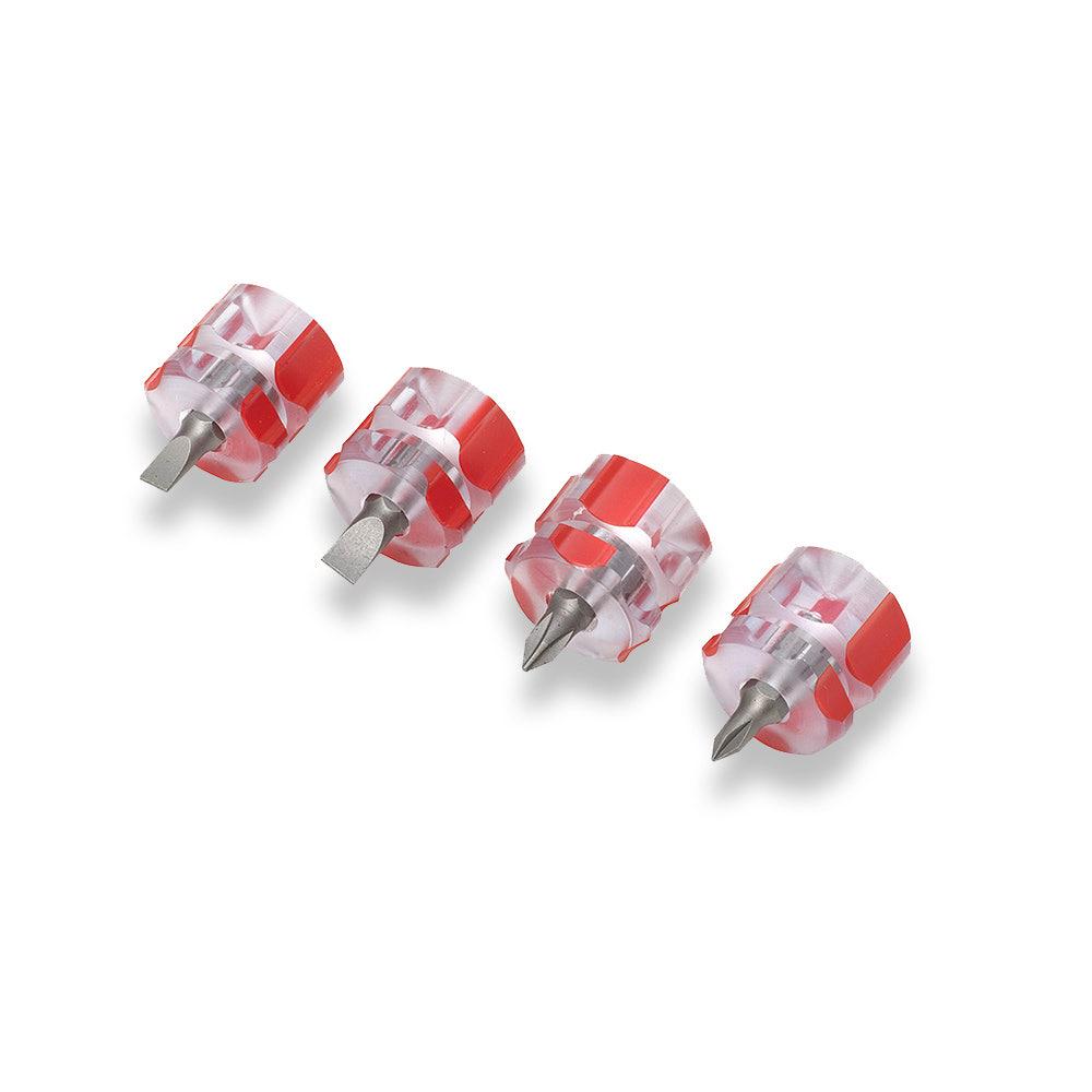 TOLEDO Screwdriver Set w Stubby Phillips and Slotted 4 Piece 301163