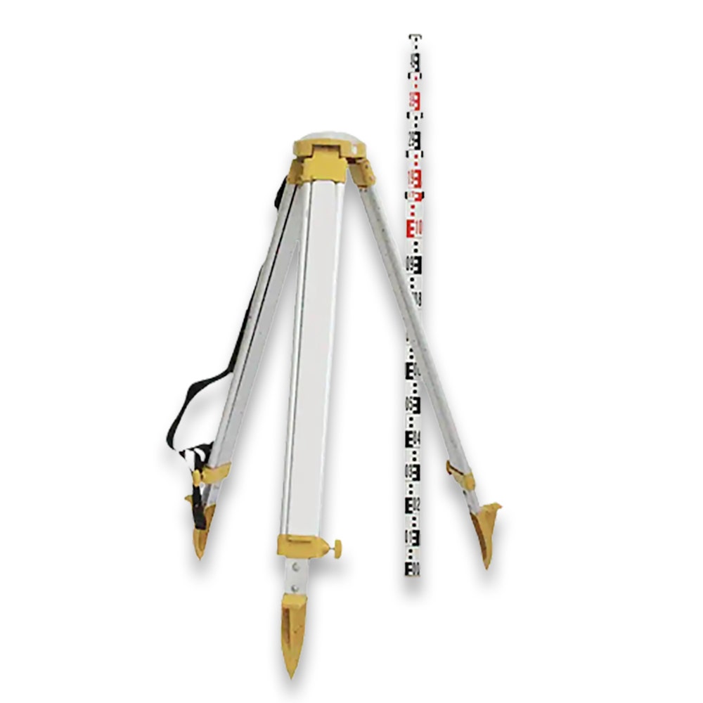 TOPCON 5 8 Thread Top Dome Tripod w 5m E-Face Staff Combo BUILD_COMBO_2_T
