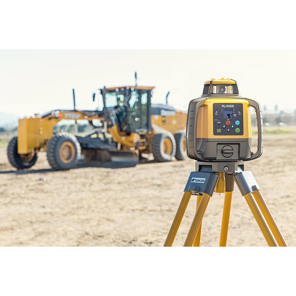 TOPCON HV2S Dial-In-Dual Grade Rotary Laser Rechargeable with Premium LS100D Receiver 1051612-02
