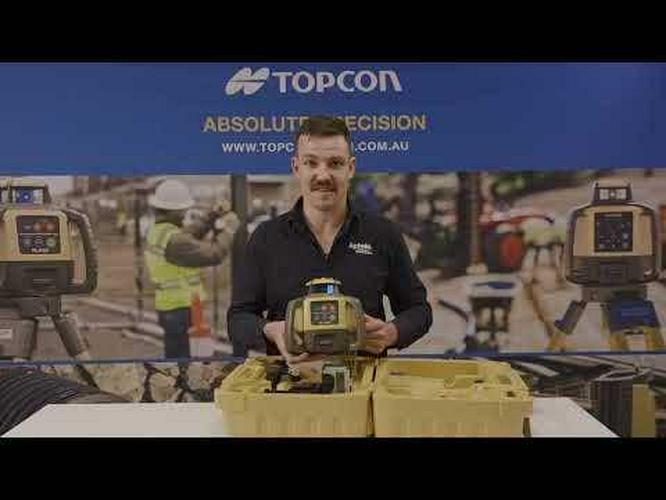 TOPCON RL-H5A Rotary Laser with Slope Rechargeable with Premium LS100D Receiver 1021200-10