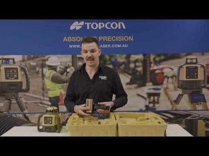 TOPCON RL-H5A Rotary Laser with Slope Dry Battery with Premium LS100D Receiver 1021200-17