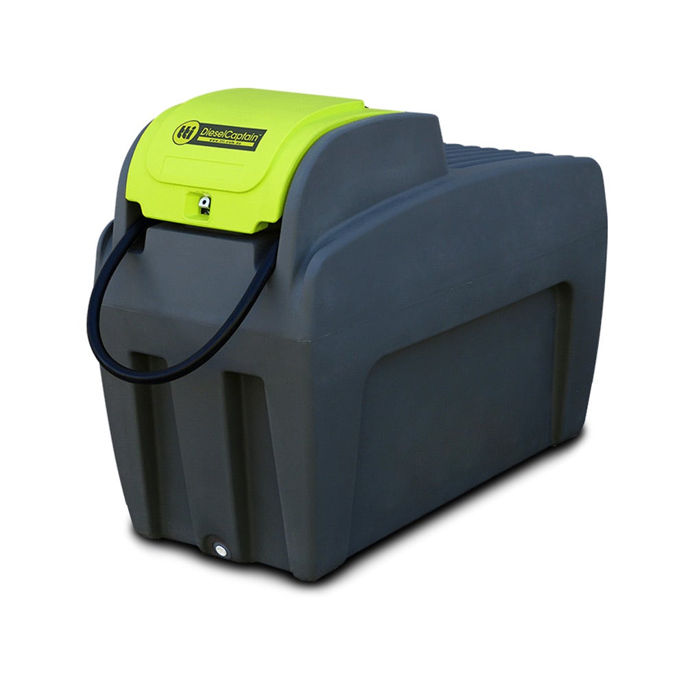 TRANS TANK INTERNATIONAL 400L DieselCaptain Portable Diesel Fuel Tank Pod (Slimline) I-07281