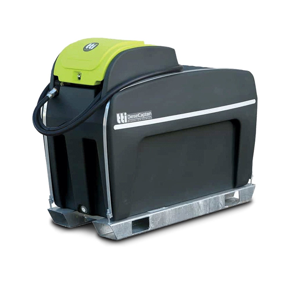 TRANS TANK INTERNATIONAL 400L DieselCaptain Portable Diesel Fuel Tank Pod (Slimline) I-07281