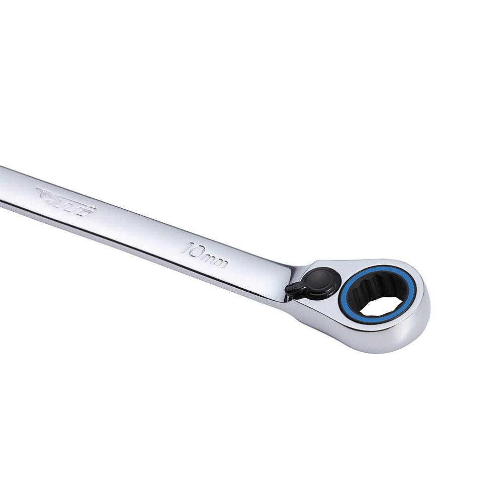TTI 10mm 72T Metric Reversible Ratcheting Ring Open-End Spanner TRVM10
