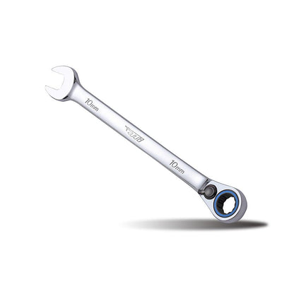 TTI 10mm 72T Metric Reversible Ratcheting Ring Open-End Spanner TRVM10